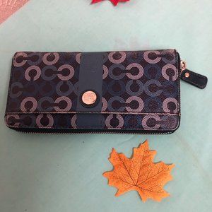 Coach Accordion Zip Wallet